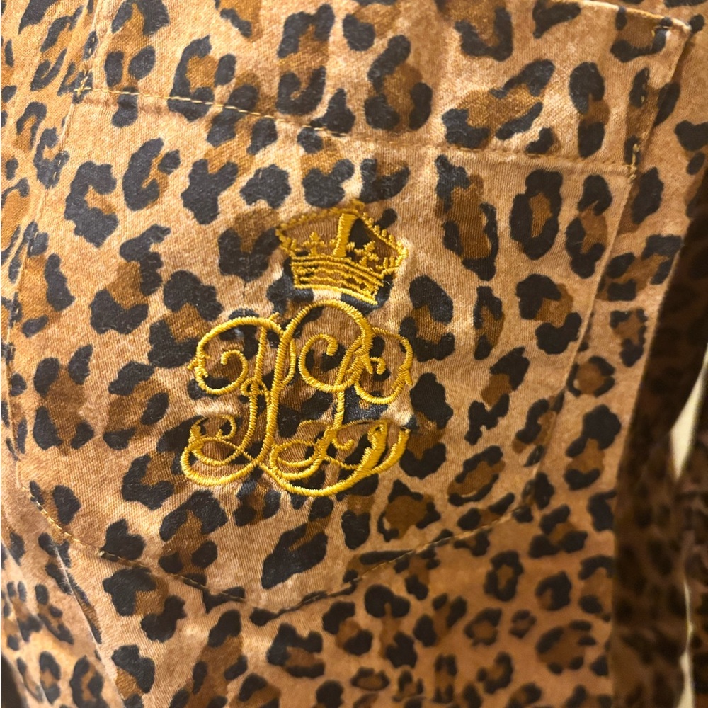 Ralph Lauren Super Soft Leopard Print Pajama Set - Picture 9 of 15